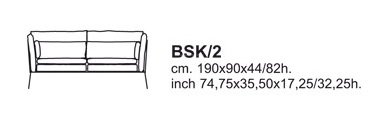 SOFA BASKET 2-osobowa CAPPELLINI - obrazek 6