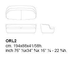 ORLA SOFA DWUOSOBOWA CAPPELLINI - obrazek 8