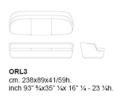 ORLA SOFA TRZYOSOBOWA CAPPELLINI - obrazek 8