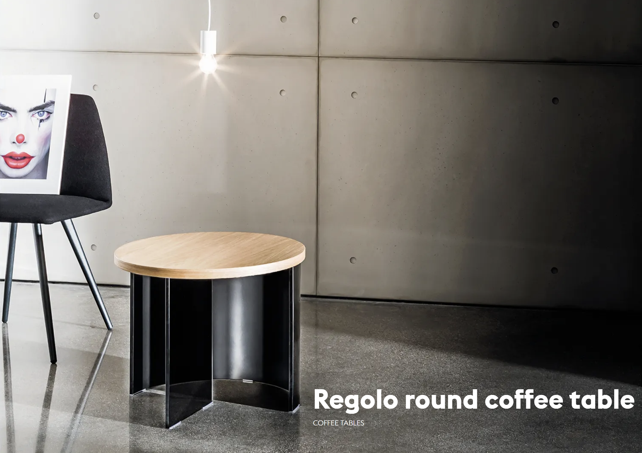 STOLIK KAWOWY REGOLO ROUND SOVET ITALIA - obrazek 3
