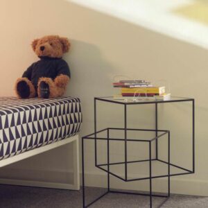 THIN BLACK TABLE STOLIK CAPPELLINI