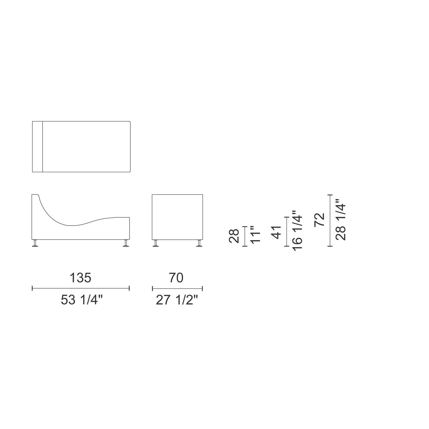 THREE SOFA DE LUXE SZEZLONG CAPPELLINI - obrazek 4
