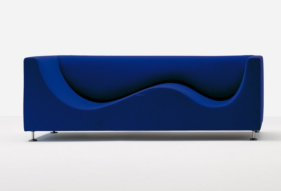 THREE SOFA DE LUXE TRZYOSOBOWA Z OPARCIEM CAPPELLINI - obrazek 2