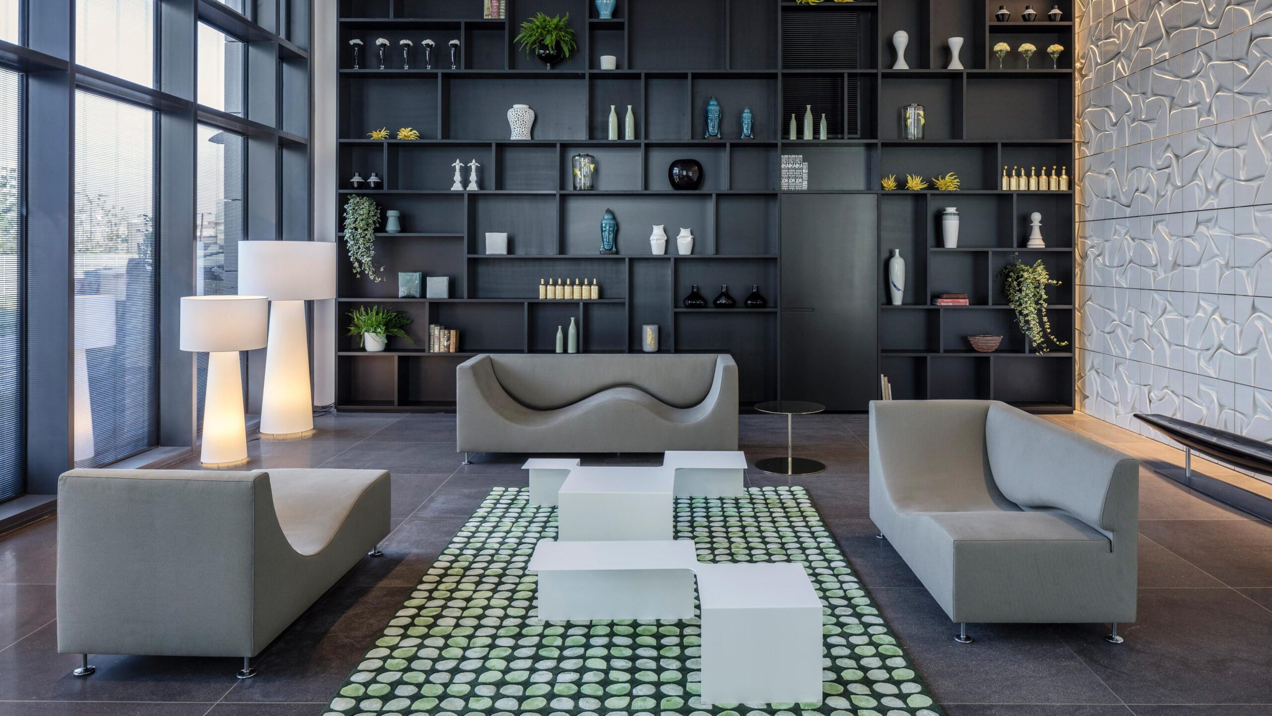 THREE SOFA DE LUXE TRZYOSOBOWA Z OPARCIEM CAPPELLINI