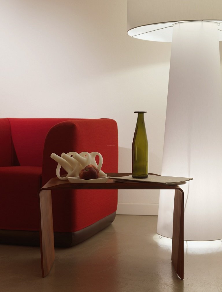 LAMPA PODŁOGOWA BIAŁA BIG SHADOW 198,5 H CAPPELLINI - obrazek 5