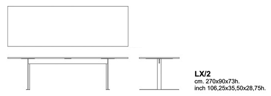 STÓŁ LUXOR 270 CM CAPPELLINI - obrazek 5