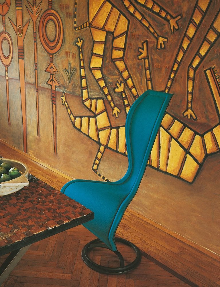 KRZESŁO S-CHAIR TAPICEROWANE CAPPELLINI - obrazek 2