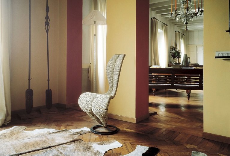 KRZESŁO S-CHAIR TAPICEROWANE CAPPELLINI - obrazek 5