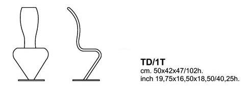 KRZESŁO S-CHAIR TAPICEROWANE CAPPELLINI - obrazek 7