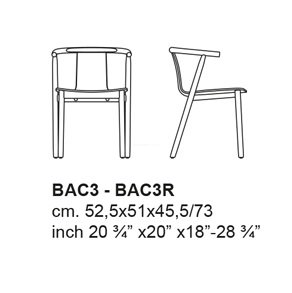 KRZESŁO BAC 2 CAPPELLINI - obrazek 12