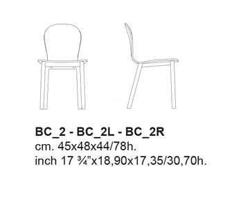 KRZESŁO BAC TWO TAPICEROWANE CAPPELLINI - obrazek 7