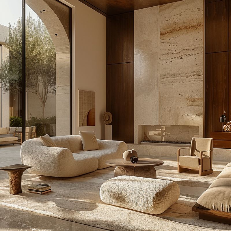 Jak naturalne materiały wpływają na klimat wnętrza? źródło: https://fancyhouse-design.com/