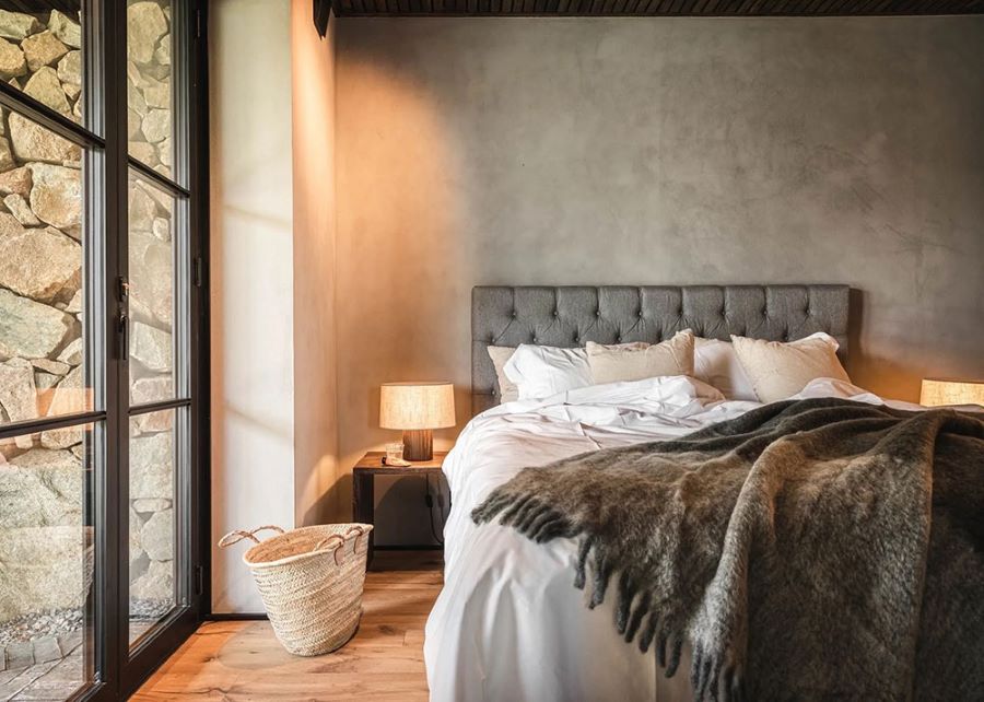 Sypialnia w stylu naturalnym; źródło: https://www.linghoff.se/