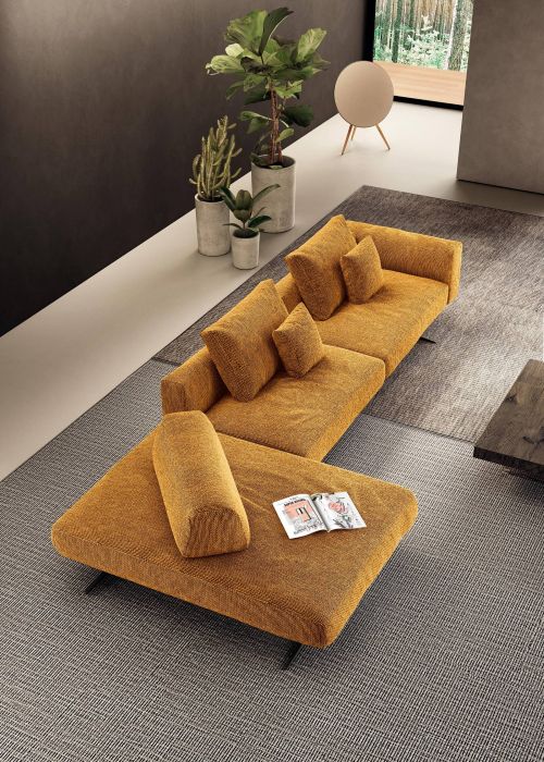 Kolorowa sofa modułowa Lago / Mellowform