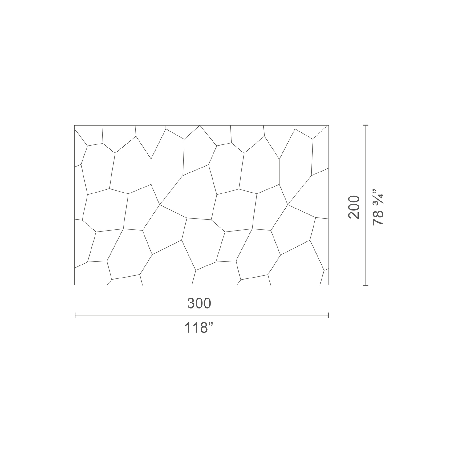 Dywan Camouflage Cappellini – rozmiar